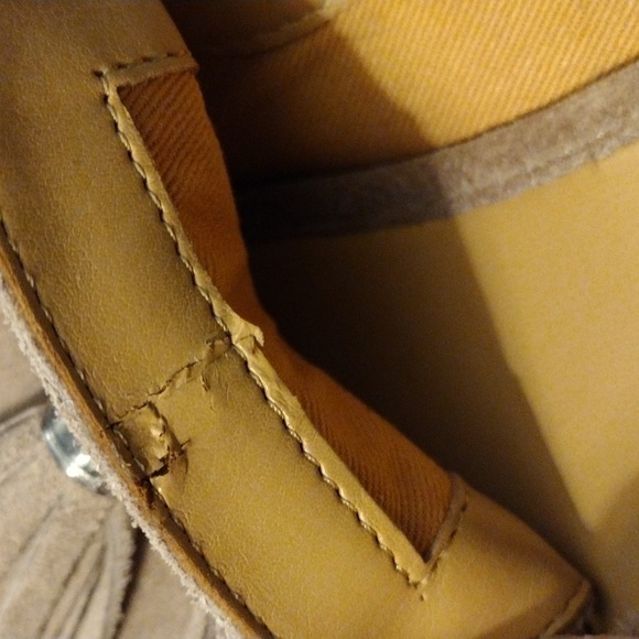 Franco Sarto Hadden Tan Suede Leather Almond Toe Low Heel Slip On Loafer Shoe - Picture 16 of 16